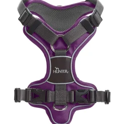 Hunter Divo hundesele S-M violet/grå just mave 52-68 cm - Fleksibel støtte og komfort