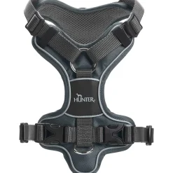 Hunter Divo hundesele XS grå/grå just mave 34-47 cm - Stabil kontrol og komfort