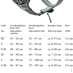 Hunter Divo hundesele XS violet/grå just mave 34-47 cm - Stabil kontrol og komfort