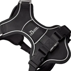 Hunter Divo Up hundesele L sort just mave 72-100 cm - Robust støtte og tryg kontrol