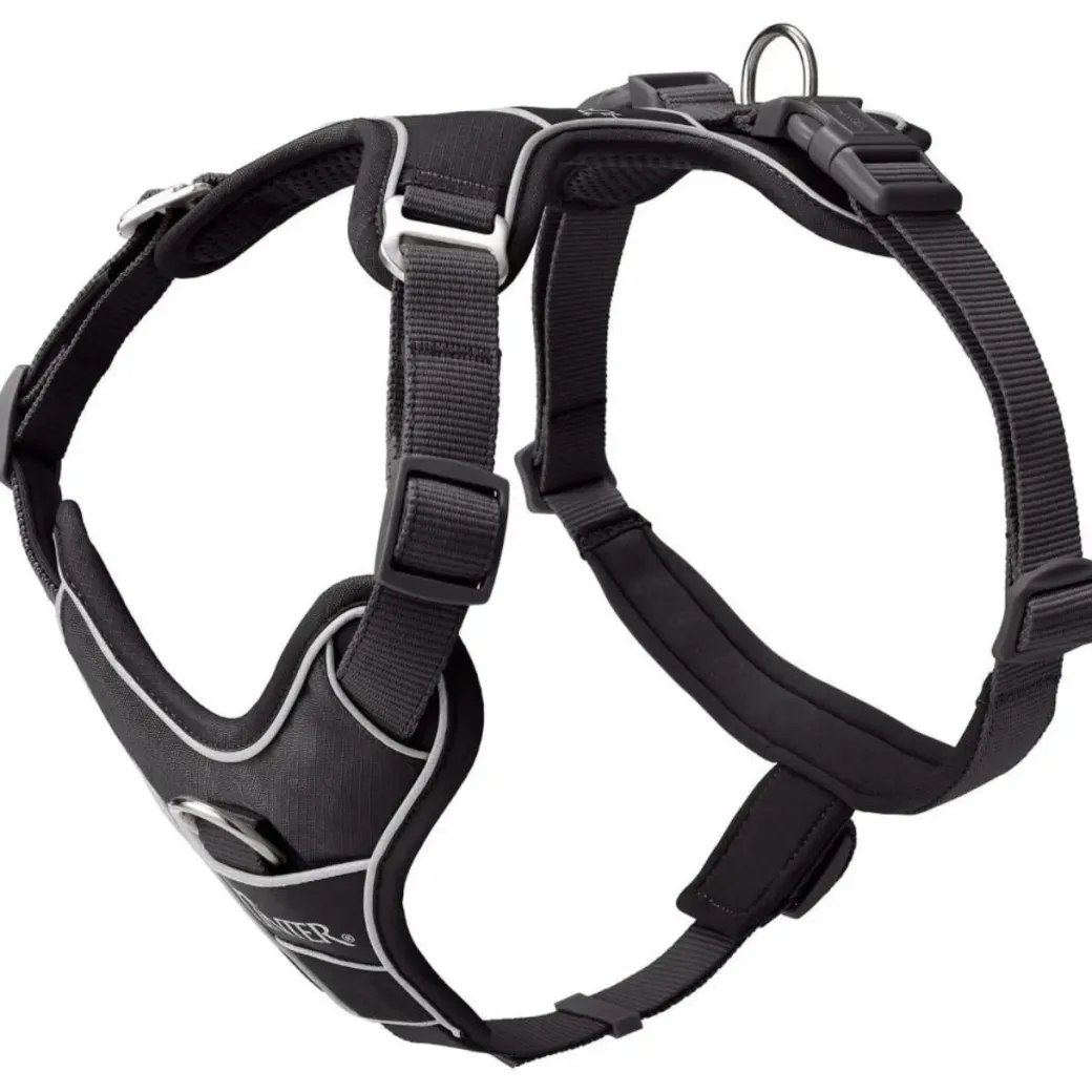 Hunter Divo Up hundesele S-M sort just mave 52-56 cm - Afbalanceret bevægelse og sikker kontrol