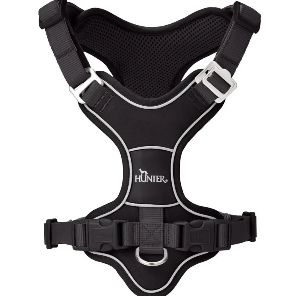 Hunter Divo Up hundesele S-M sort just mave 52-56 cm - Afbalanceret bevægelse og sikker kontrol