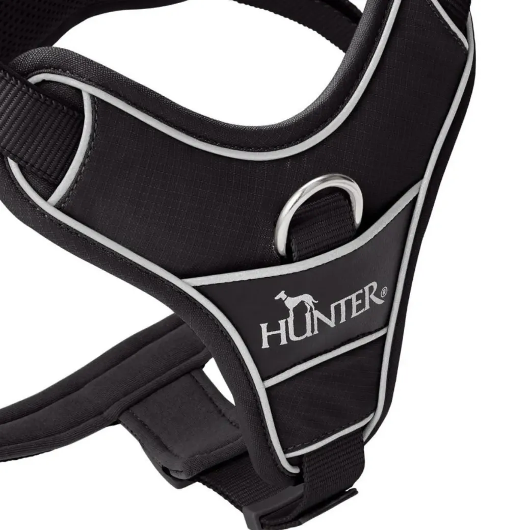 Hunter Divo Up hundesele S-M sort just mave 52-56 cm - Afbalanceret bevægelse og sikker kontrol
