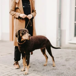 Hunter Finja pullover strik mørkebrun str. 55