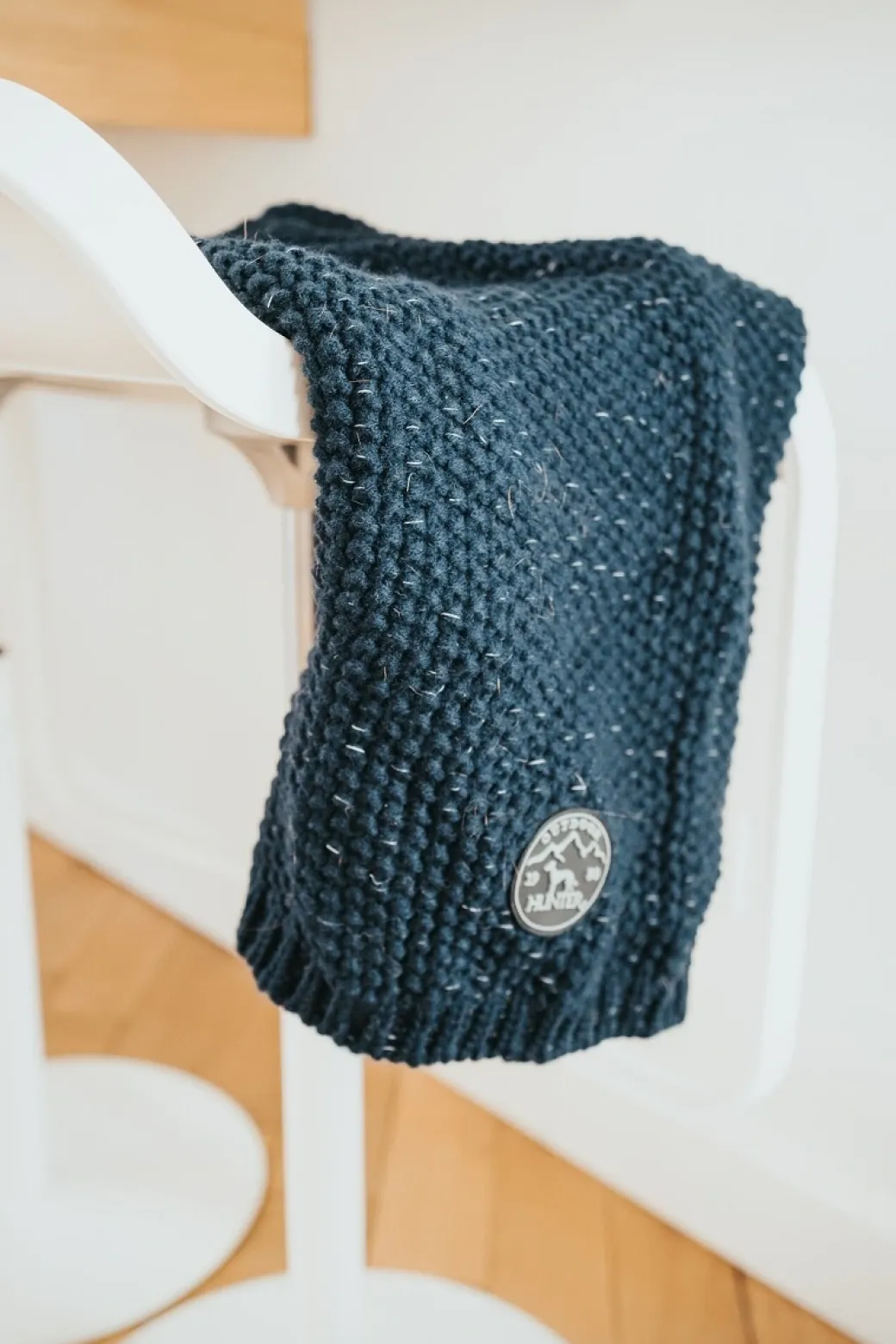 Hunter Finja pullover strik mørkeblå str. 55
