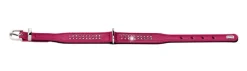 Hunter Halsbånd Diamond Petit 42 Pink - 35-39 cm