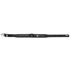 Hunter Halsbånd Diamond Petit 27 Sort - 20-24 cm