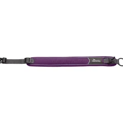 Hunter Halsbånd Divo M Violet/Grå - justerbart hundehalsbånd (35-45 cm, B 4,5 cm)