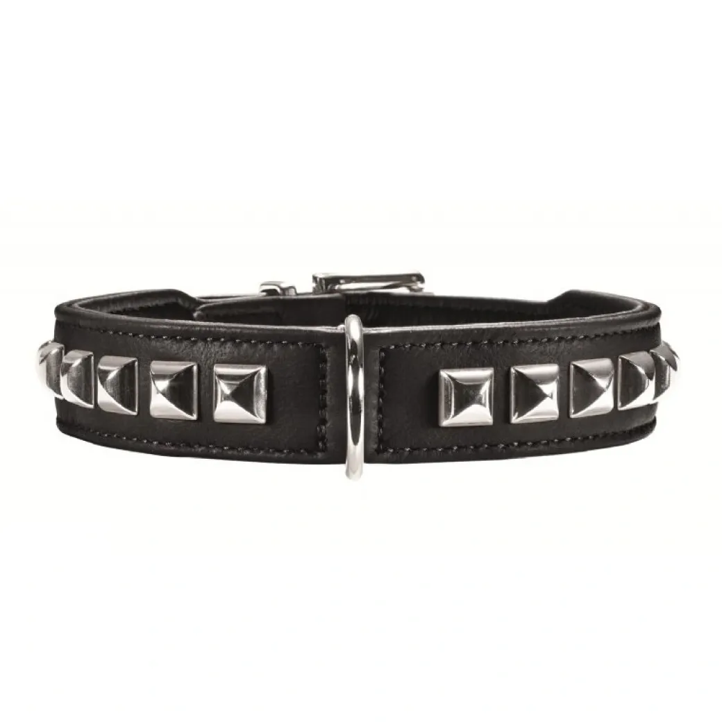 Hunter halsbånd Rocky Petit 30 Sort - 23-27 cm