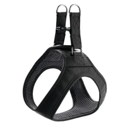 Hunter Hilo læder hundesele sort XS - hals 33-37 cm