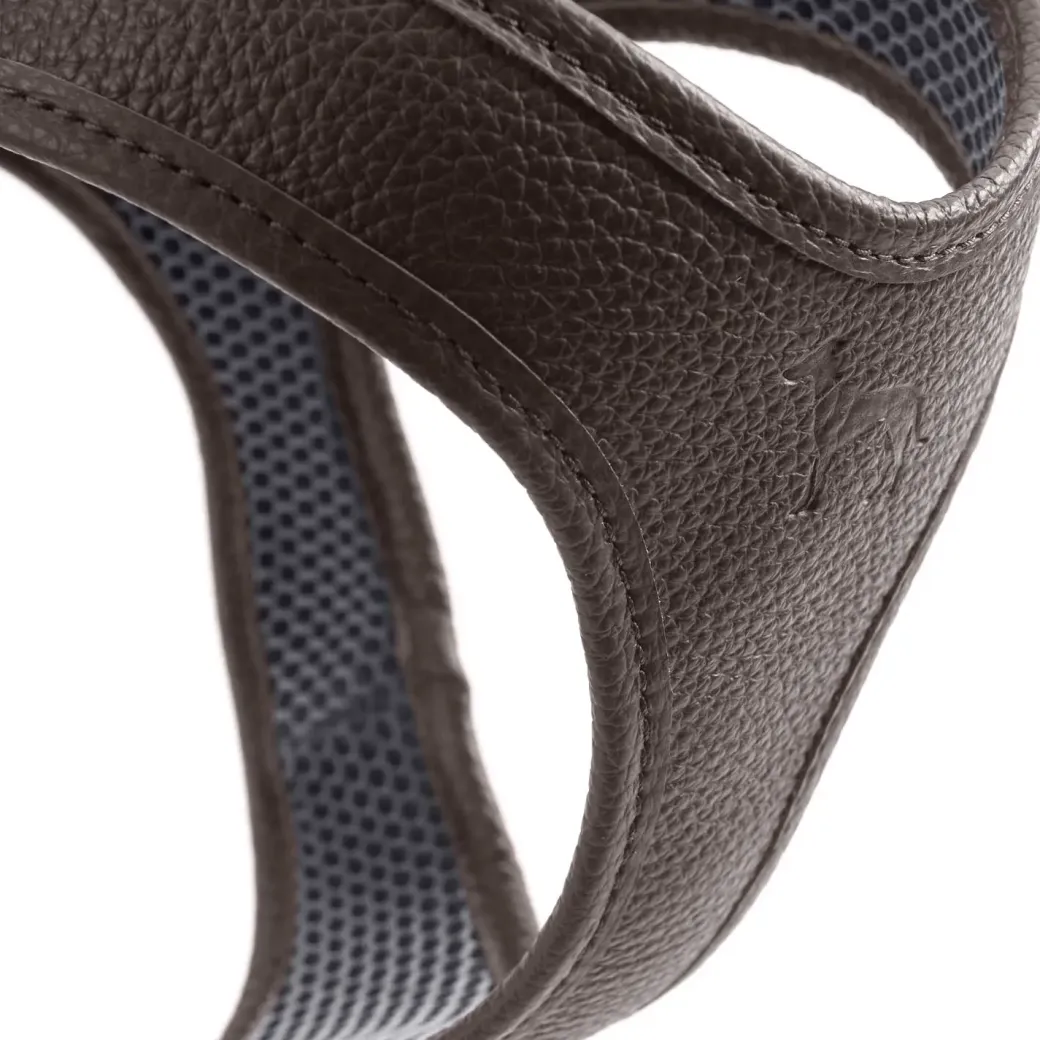 Hunter Hilo læder hundesele XS-S brun hals 37-40 cm - let og komfortabel pasform