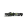 Hunter hunde halsbånd Hilo Antracit L-XL - justerbart hundehalsbånd (40-60 cm, B 3,2 cm)