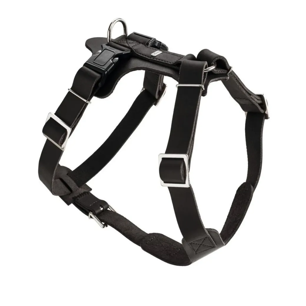 Hunter Hundesele Aalborg Sort M-L/1 - 58-80 cm bryst/hals