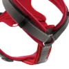 Hunter hundesele Maldon Rød og Grå S-M længde 46-82 cm 2,0 cm - fleksibel og stabil pasform
