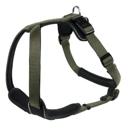 Hunter hundesele Neopren Oliven S længde 45-57 cm 1,5 cm - blød og stabil komfort