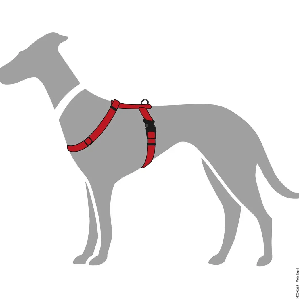 Hunter Hundesele Vario Rapid Rød S-M