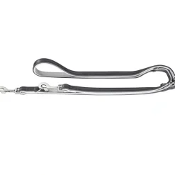 Hunter Hundesnor Canada Elg læder line 20 mm Grå
