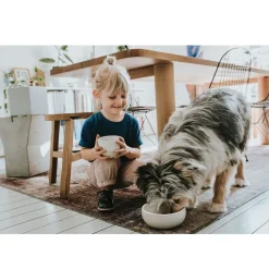 Hunter keramik Lund hunde skål 1500 ml Beige