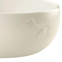 Hunter keramik Lund hunde skål 550 ml Beige