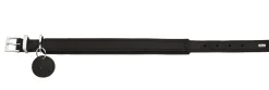 Hunter Larvik Comfort 35 Sort Hundehalsbånd - justerbart hundehalsbånd (24 - 30 cm, B 2,2