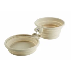 Hunter List silikone rejseskål 350/750 ml beige