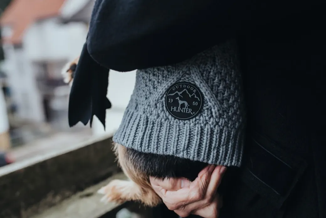 Hunter Malmø pullover strik grå str. 50