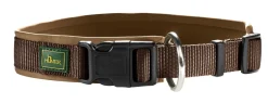 Hunter Neopren hundehalsbånd brun 65 cm - 60-65 cm indstilling