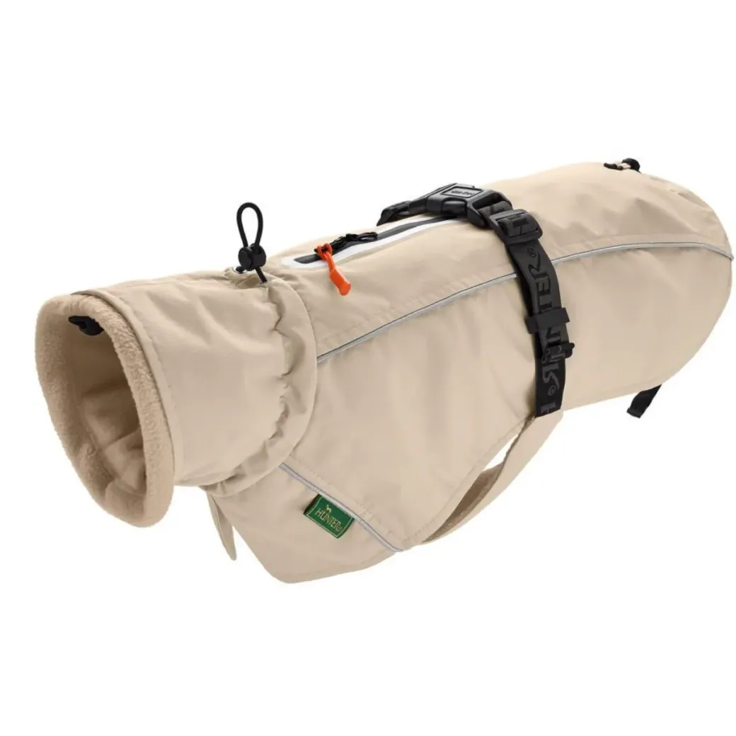 Hunter Nordby hundefrakke str 30 creme