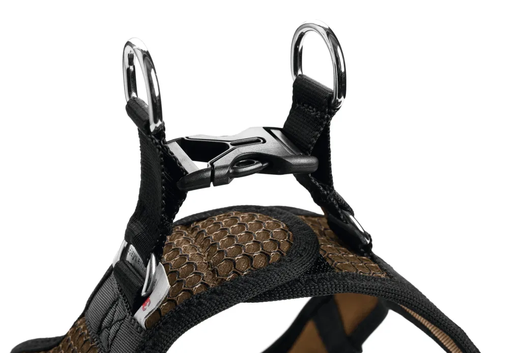 Hunter NY Hilo Comfort hundesele S-M brun mave/bryst 52-58 cm - Fleksibel komfort og støtte