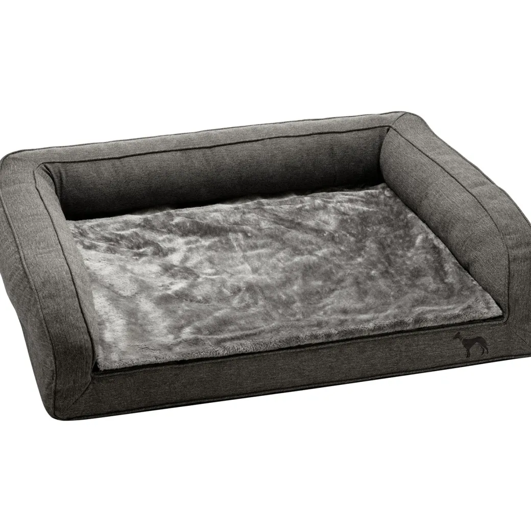 Hunter ortopædisk hundesofa Livingston Large 100 x 80 cm Antracit