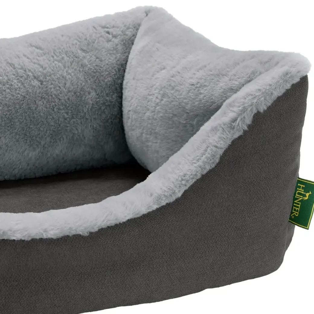 Hunter Ortopædisk Rockford hundeseng Medium 80x60 cm Grå