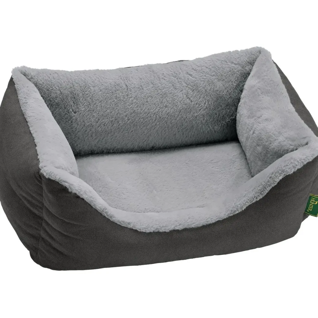 Hunter Ortopædisk Rockford hundeseng Large 100x70 cm Grå