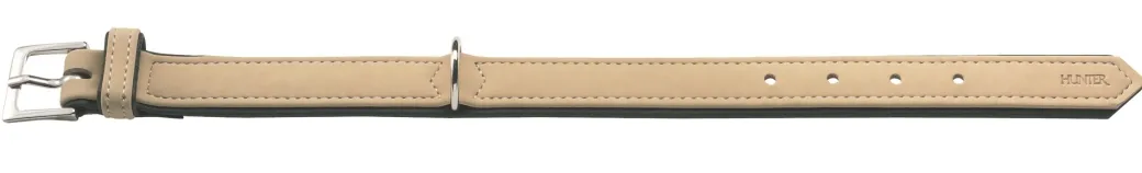Hunter Softie hundehalsbånd beige 35 cm - 23-29 cm indstilling