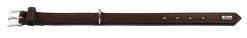 Hunter Softie hundehalsbånd brun 35 cm - 23-29 cm indstilling