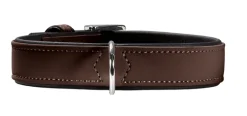 Hunter Softie hundehalsbånd 55 cm brun - 42-50 cm indstilling