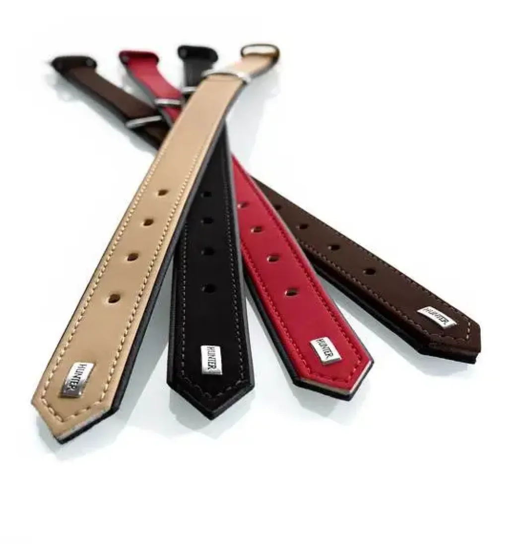 Hunter Softie hundehalsbånd 60 cm sort - 47-55 cm indstilling