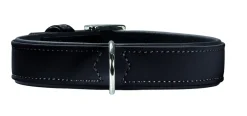Hunter Softie hundehalsbånd 65 cm sort - 51-59 cm indstilling