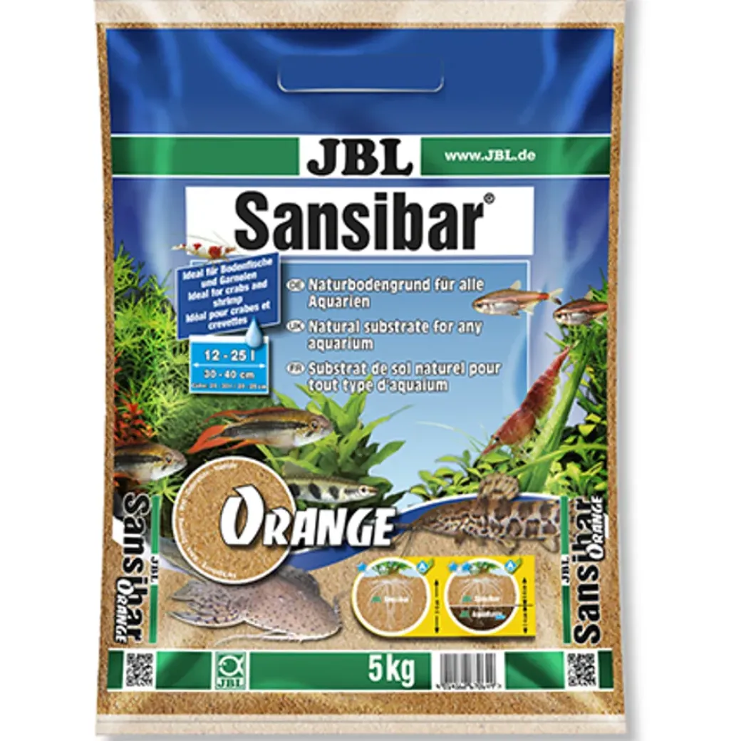 Jbl Sansibar Orange 5 kg Akvariegrus