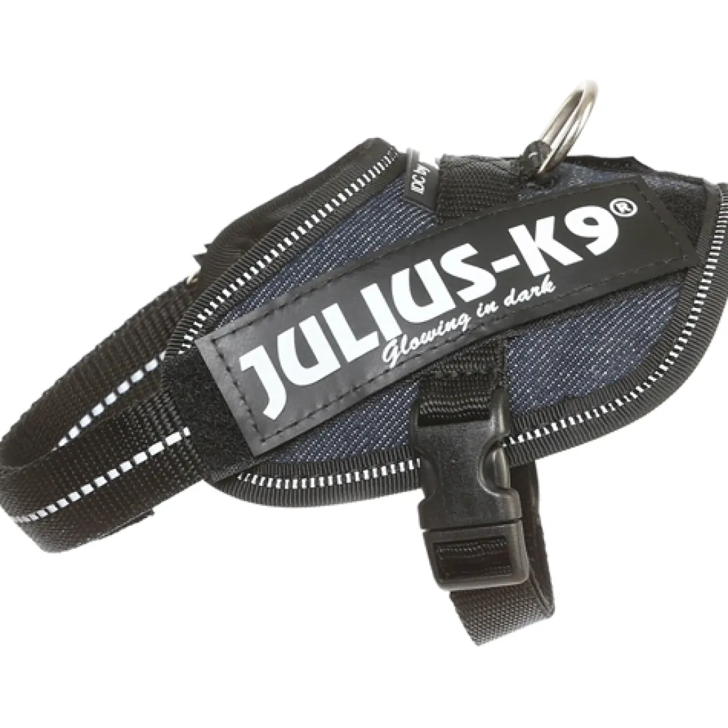 Julius K9 hundesele IDC Dark Jeans str 1