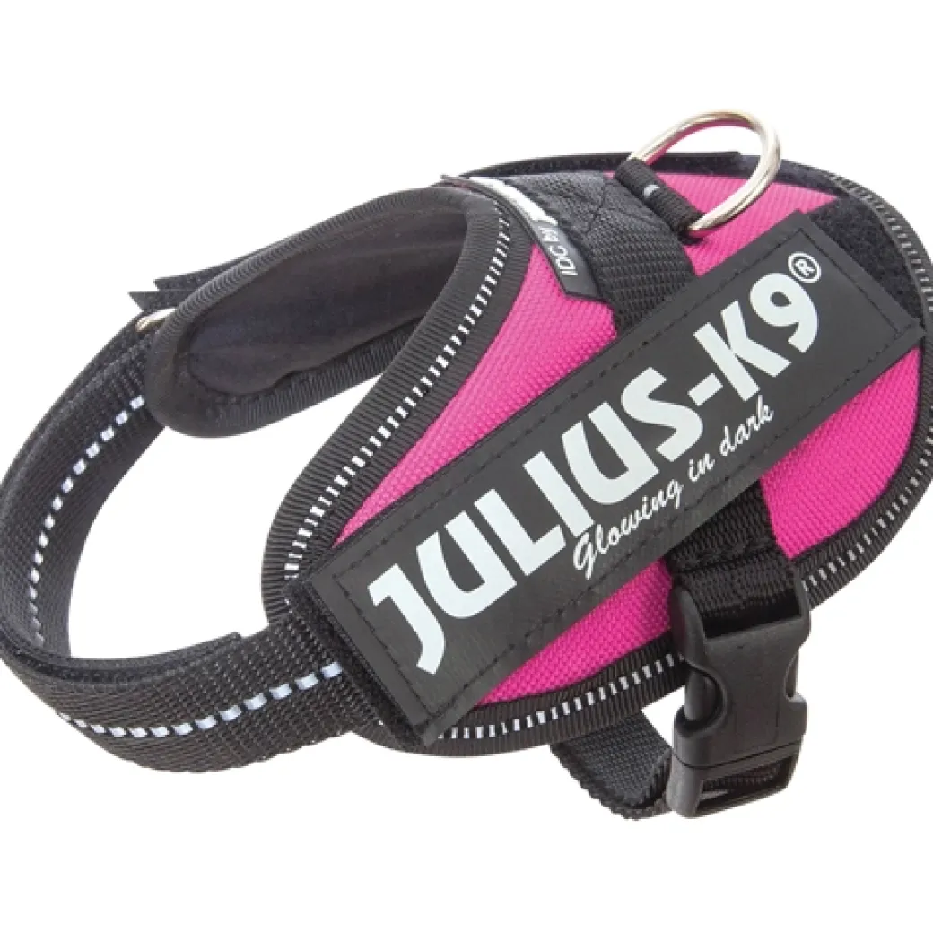 Julius K9 hundesele IDC Mørk Pink str 2