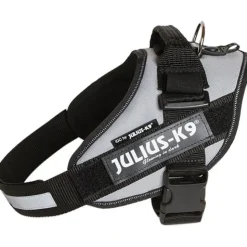 Julius K9 hundesele IDC sølvfarvet str 3