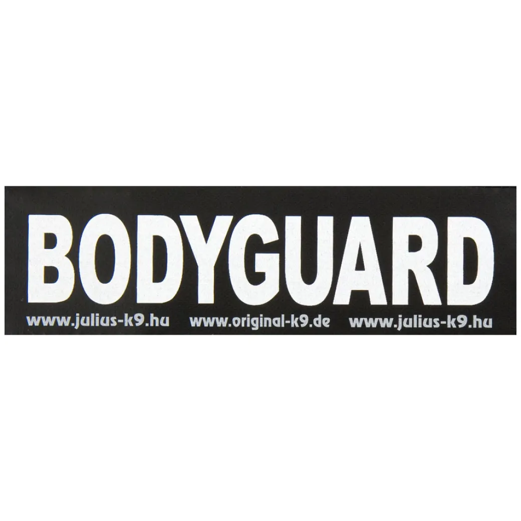 Julius K9 hundeskilt BODYGUARD stor