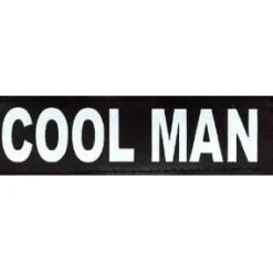 Julius K9 hundeskilt COOL MAN stor