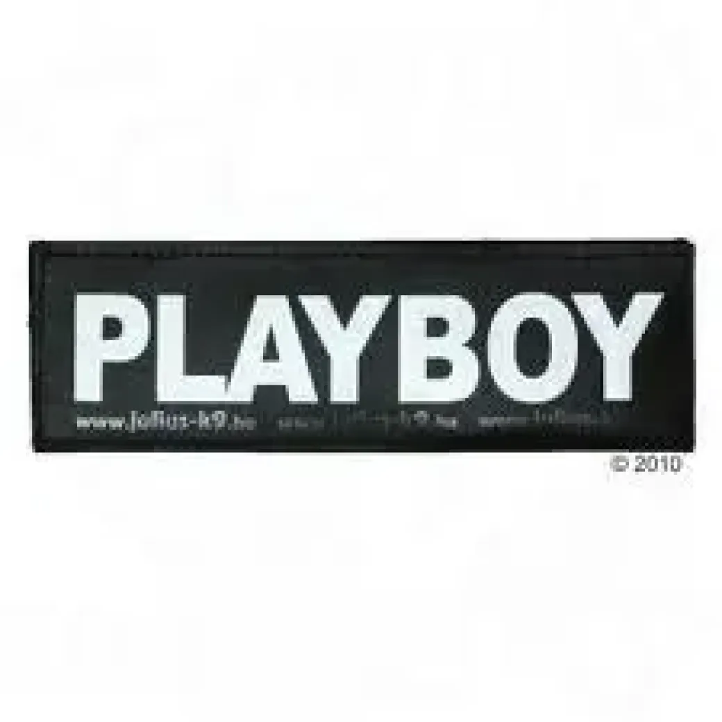 Julius K9 hundeskilt Playboy stor