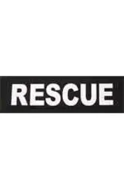 Julius K9 hundeskilt RESCUE lille