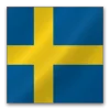 Julius K9 hundeskilt Svensk flag lille