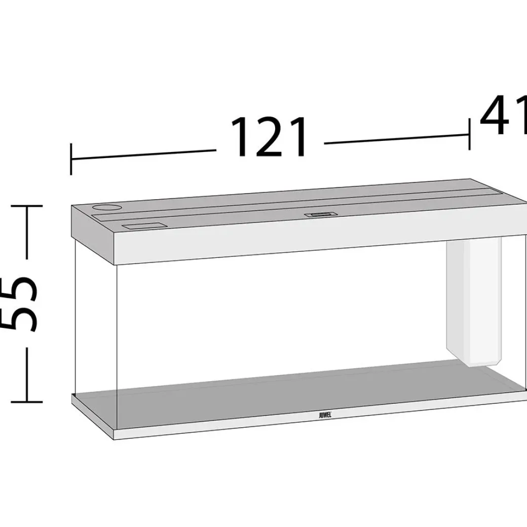Juwel Rio 240 L Eg 121x41x55 cm