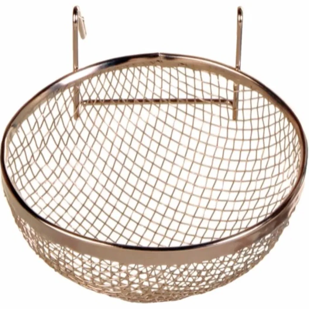 Kanarierede metal Ø 12 cm