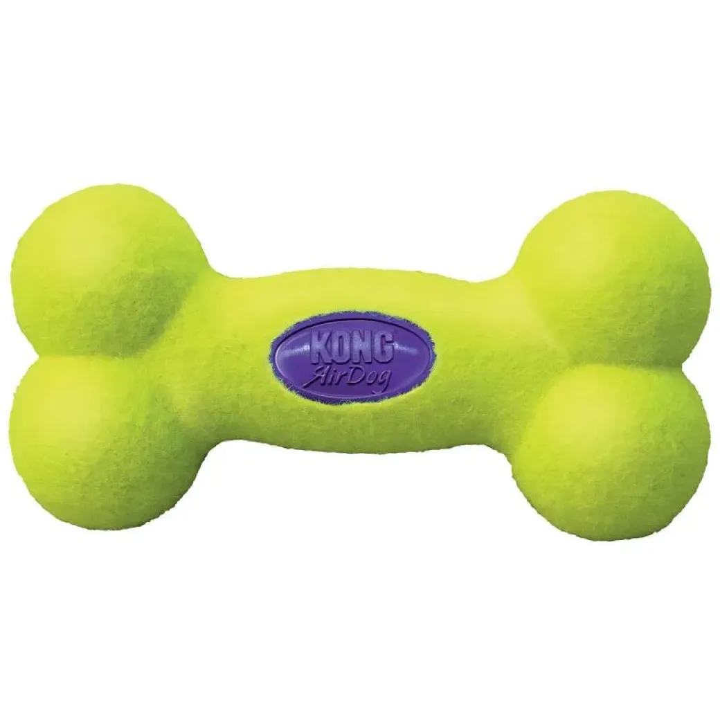 Kong AirDog Bone Medium - kombineret bold og pivelyd