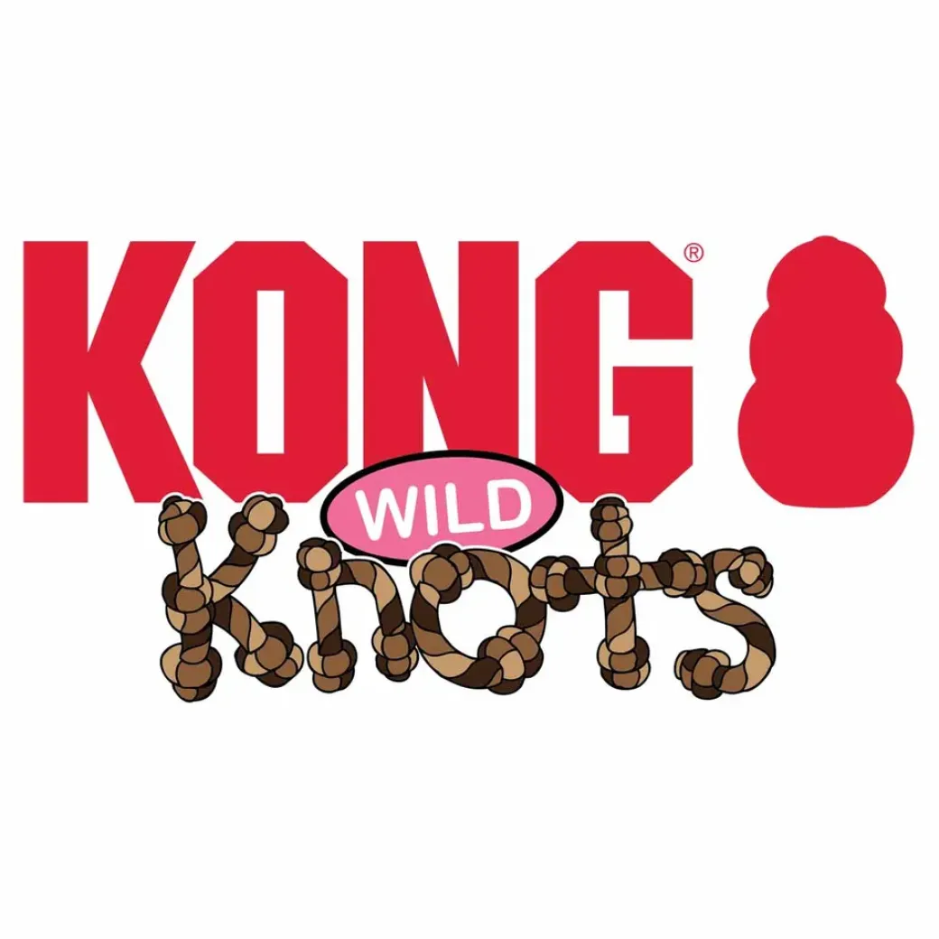 Kong Holiday Wild Knots Bear Mix M/L - juleinspireret robust bjørne-legetøj
